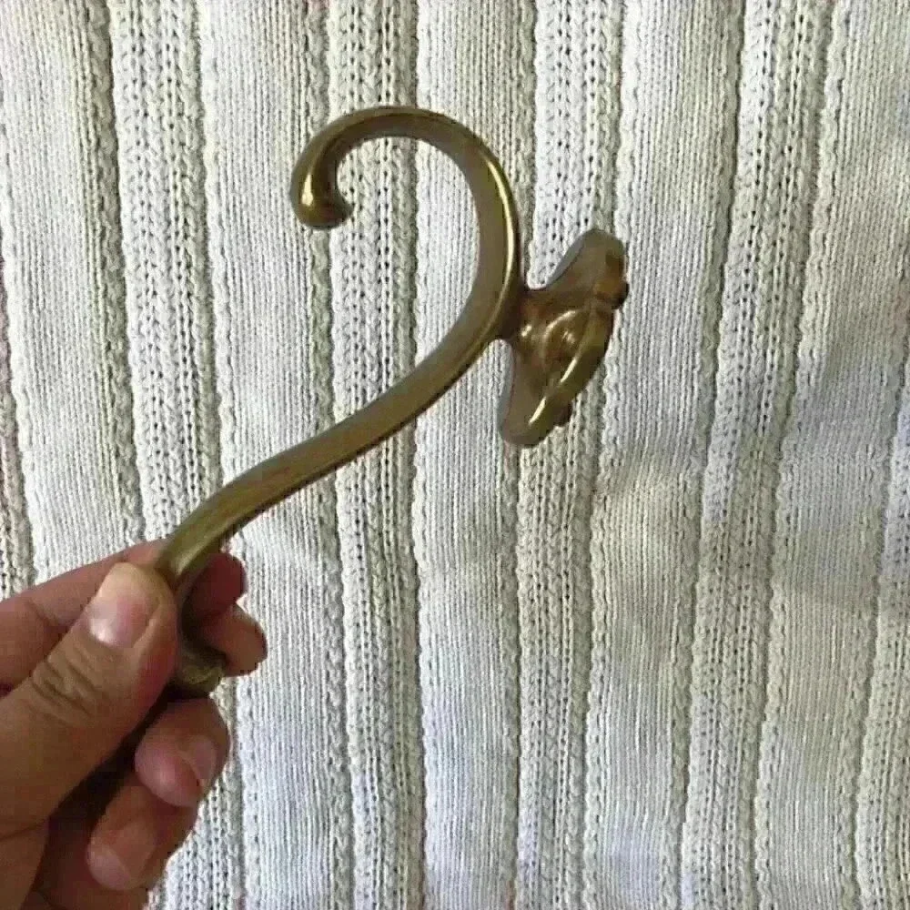 VTG Coat and Hat Brass Hook about 5